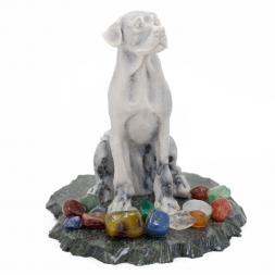 Сувенир из мрамолита "Дог"