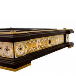 Нарды "Орнамент" пейзажная яшма Златоуст