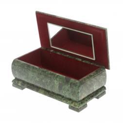 Шкатулка "Хозяйка медной горы" с иллюстрацией под малахит 18х9х8 см