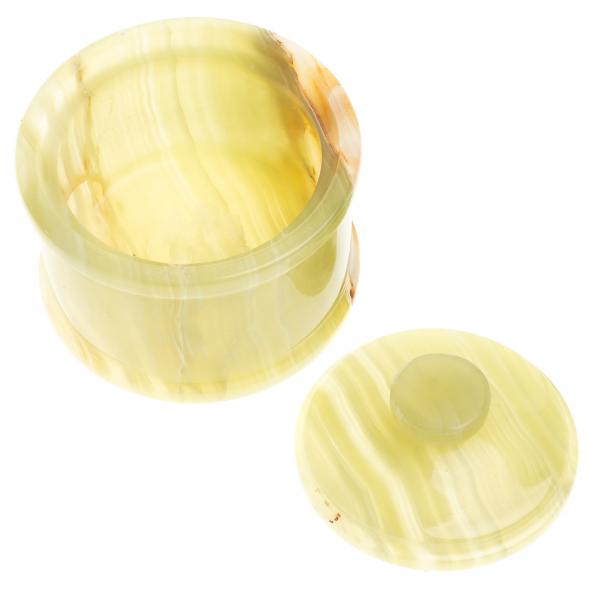 Сахарница из камня оникс 10х10х9 см 250 мл (4х4) 123904