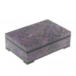 Шкатулка из чароита 16х10,5х5 см