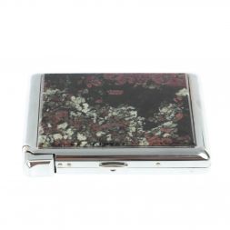 Портсигар на 20 сигарет с зажигалкой камень эвдиалит