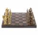 Шахматы настольные &amp;quot;Богатыри&amp;quot; змеевик креноид доска 40х40 см 126128
