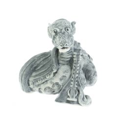 Статуэтка "Змий" с балалайкой" из мраморной крошки