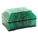 Малахитовый ларец &amp;quot;Люкс&amp;quot; из натурального камня малахит 17х12,5х9,5 см 120489