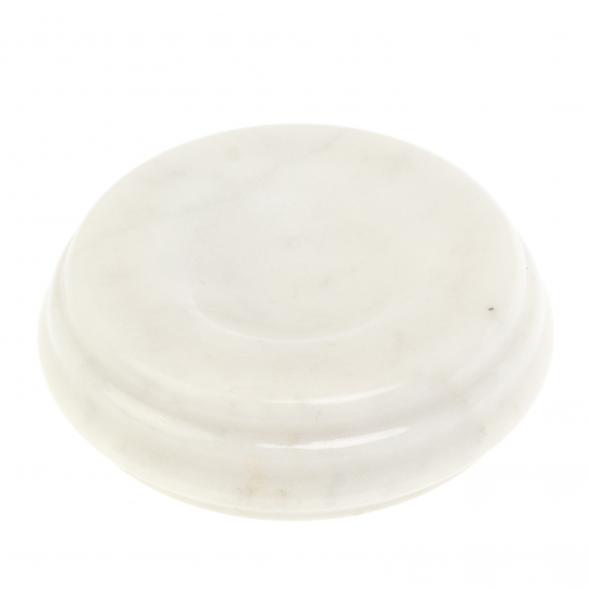 Подставка под шар из белого мрамора 10х10х3 см 126895