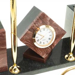 Настольный набор &amp;quot;Куб&amp;quot; из лемезита