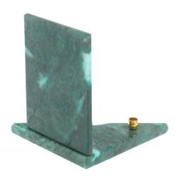 Икона с подсвечником Сергий Радонежский малая из змеевика 9,5х9,5х10 см