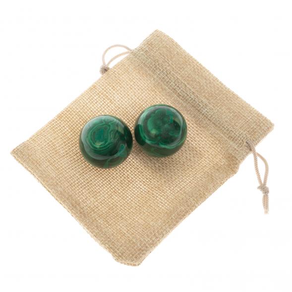 Шары для массажа 3 см из малахита 129637