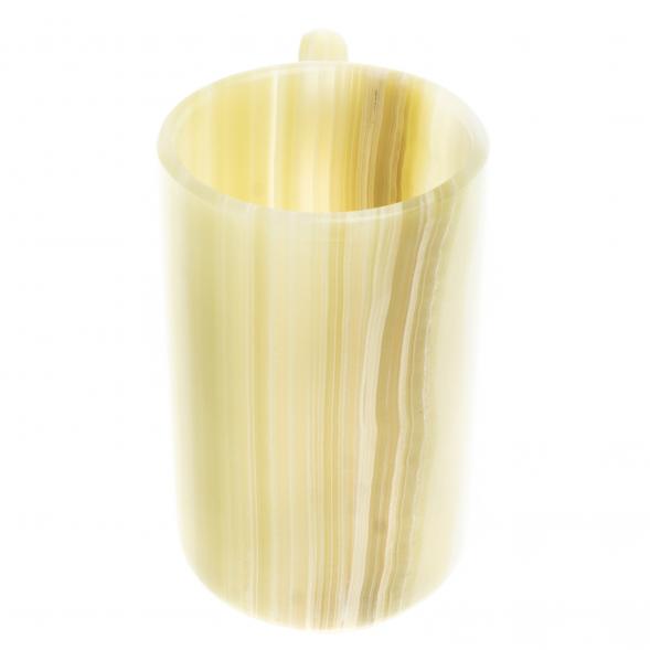 Кружка пивная из камня оникс 11х7,5х12,5 см 350 мл 123910