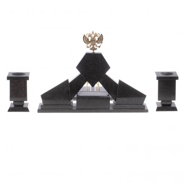 Настольный набор из гранита &amp;quot;Герб России&amp;quot; 124257