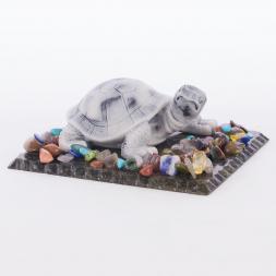 Сувенир "Черепаха большая №1" из мрамолита