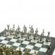 Шахматы &amp;quot;Римские воины&amp;quot; доска 44х44 см из мрамора и змеевика 128235