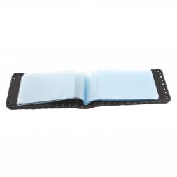 Подарочный набор "Держава" ежедневник и визитница из черной кожи