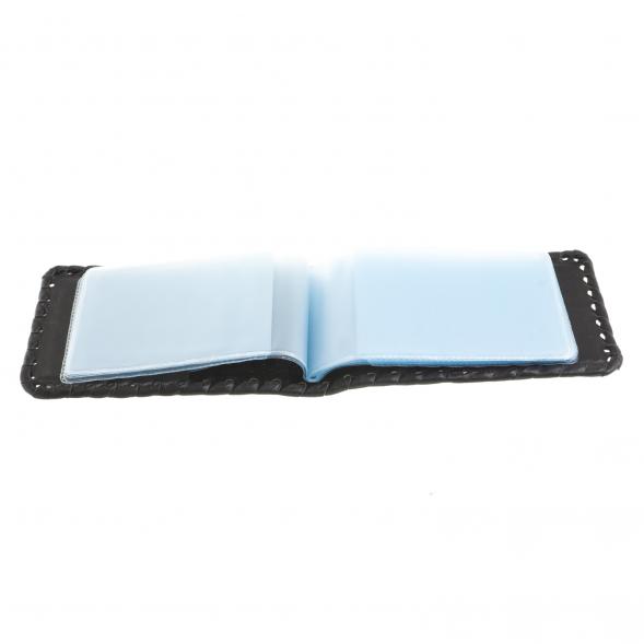 Подарочный набор &amp;quot;Держава&amp;quot; ежедневник и визитница из черной кожи 122402