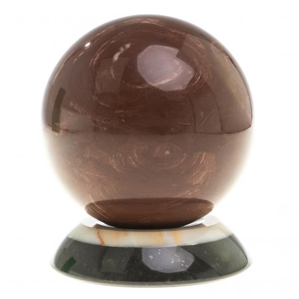Шар &amp;quot;Антистресс&amp;quot; из лемезита 9 см на подставке 124086