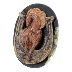 Магнит &amp;quot;Лошадка с подковой&amp;quot; змеевик