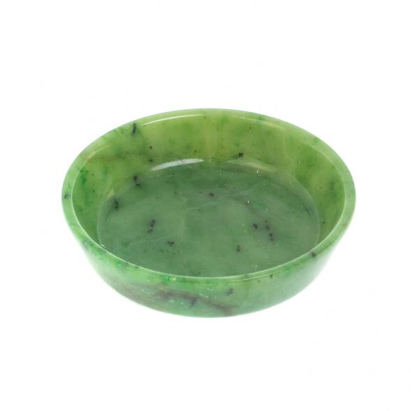 Тарелка Орешница из нефрита 8,5х8,5х2 см 127292