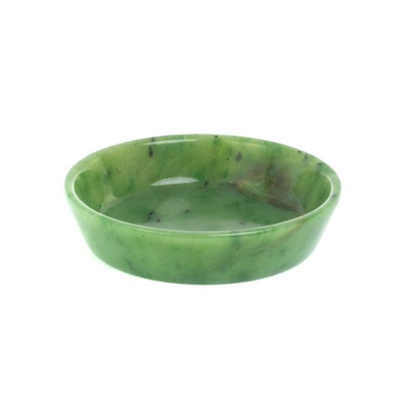 Тарелка Орешница из нефрита 8,5х8,5х2 см 127292