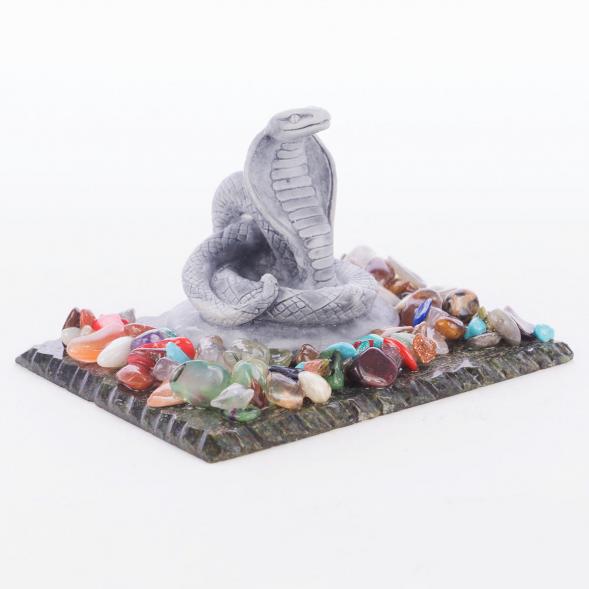 Сувенир «Кобра» из мрамолита 118990