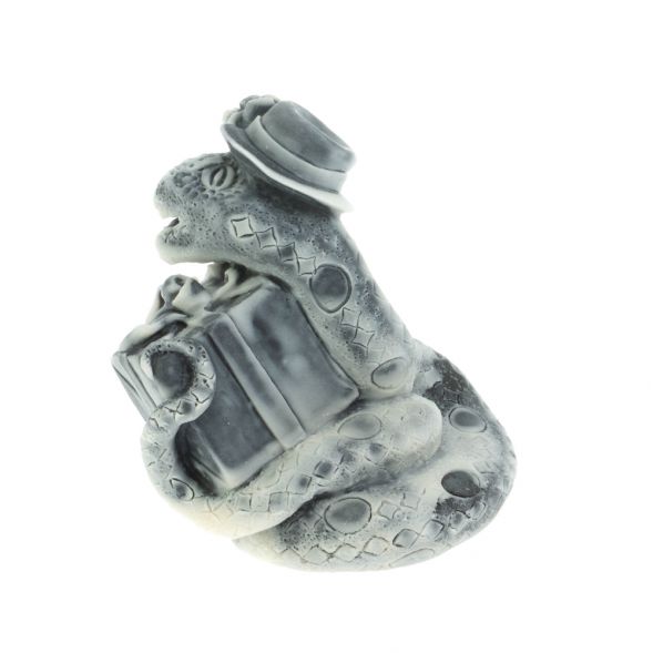 Статуэтка «Змей с подарком» из мраморной крошки 128151