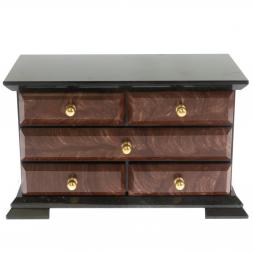 Комод из лемезита 5 ящиков 24х13х14 см