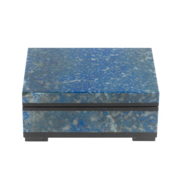 Шкатулка из иркутского лазурита 10х7,5х4,5 см 127847