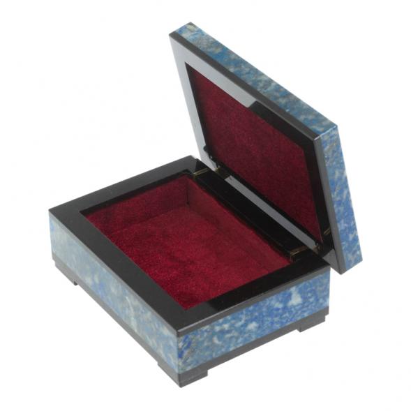 Шкатулка из иркутского лазурита 10х7,5х4,5 см 127847