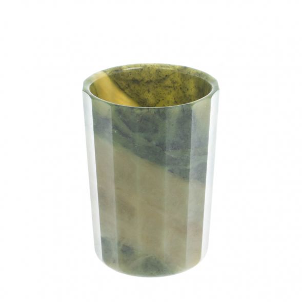 Стопка гранёнаня из нефрита 5х5х7 см 129141