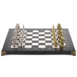 Шахматы &amp;quot;Рыцари&amp;quot; 36х36 см мрамор