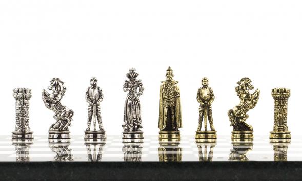 Шахматы &amp;quot;Рыцари&amp;quot; 36х36 см мрамор 120723