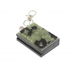 Брелок огниво &amp;quot;Вечная спичка&amp;quot; с накладкой из камня желтый аппатит2,8х1,3х5 см