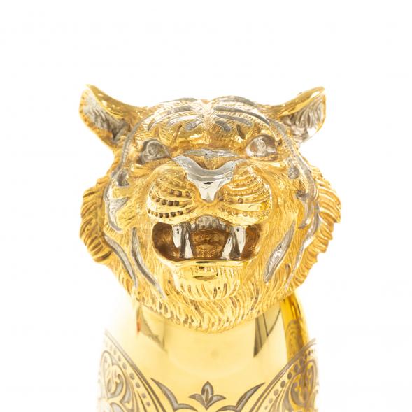 Стопки перевертыши &amp;quot;Тигр&amp;quot; 60 мл 2 шт бронза Златоуст 122949