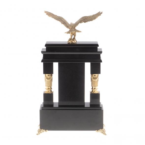 Часы &amp;quot;Горный орел&amp;quot; из яшмы и бронзы 124329