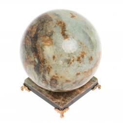Шар на подставке из офиокальцита 13,5 см