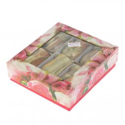 Набор стопок из оникса 3,7х6 см 6 шт в коробке (1,5х2,5)