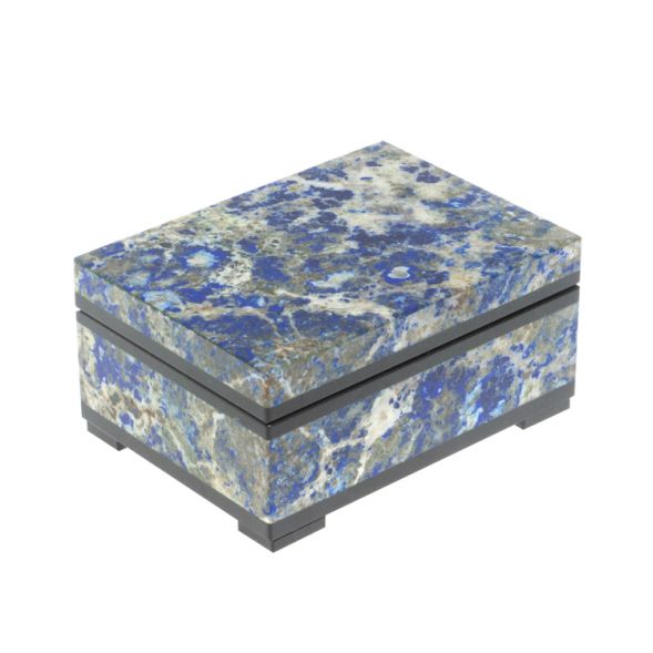 Шкатулка из афганского лазурита 10х7,5х5 см 127848