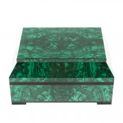 Малахитовый ларец 17х13х8,5 см