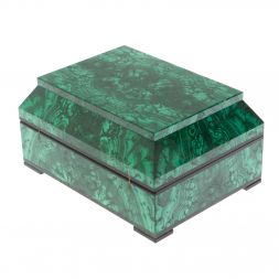 Малахитовый ларец 17х13х8,5 см