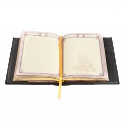 Подарочный набор "Документы" корочки для паспорта и ежедневник из черной кожи