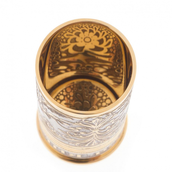 Набор стопок гильз &amp;quot;Герб России&amp;quot; 6 шт 40 мл в подарочном ящике Златоуст 130027