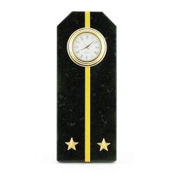 Часы &amp;quot;Погон лейтенант ВМФ&amp;quot; камень змеевик
