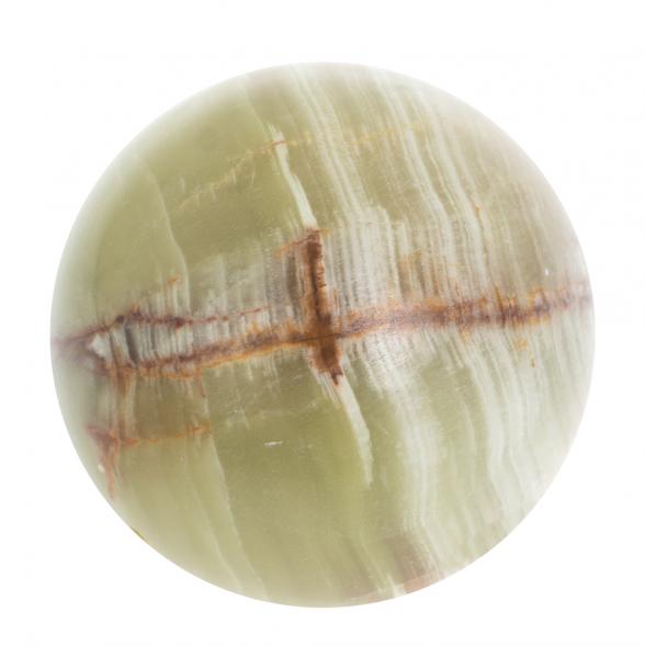 Шар из зелено-коричневого оникса 4,8 см (2) 126901