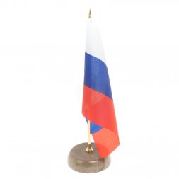 Флагшток из бежевого мрамора 7,5х7,5х26 см