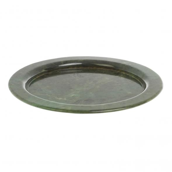 Тарелка из натурального нефрита 23х23х1,5 см 127534