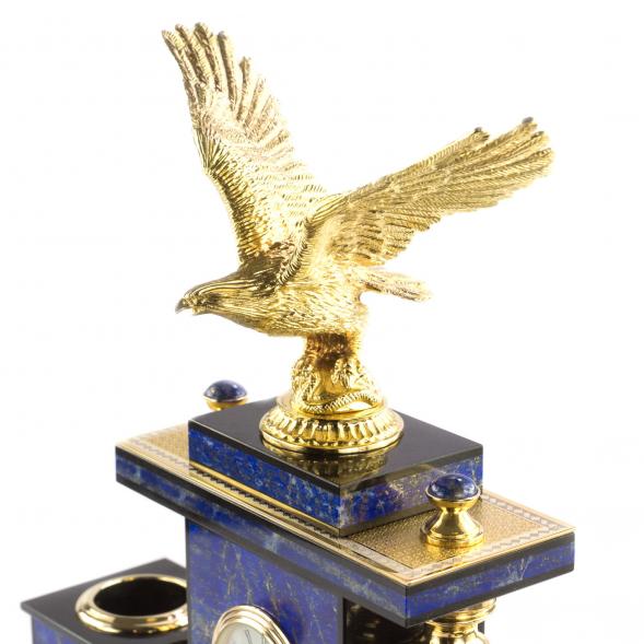 Настольный набор из лазурита &amp;quot;Орел&amp;quot; 119280