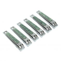 Кусачки для ногтей камень жадеит