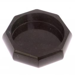 Пепельница &amp;quot; 8 граней &amp;quot; из черного змеевика