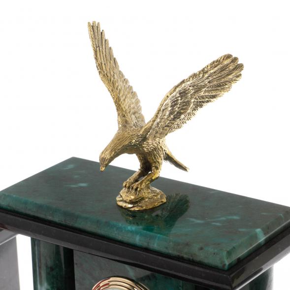 Настольный набор &amp;quot;Орел&amp;quot; из змеевика 129957