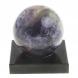 Шар из фиолетового флюорита 5 см на подставке 123279